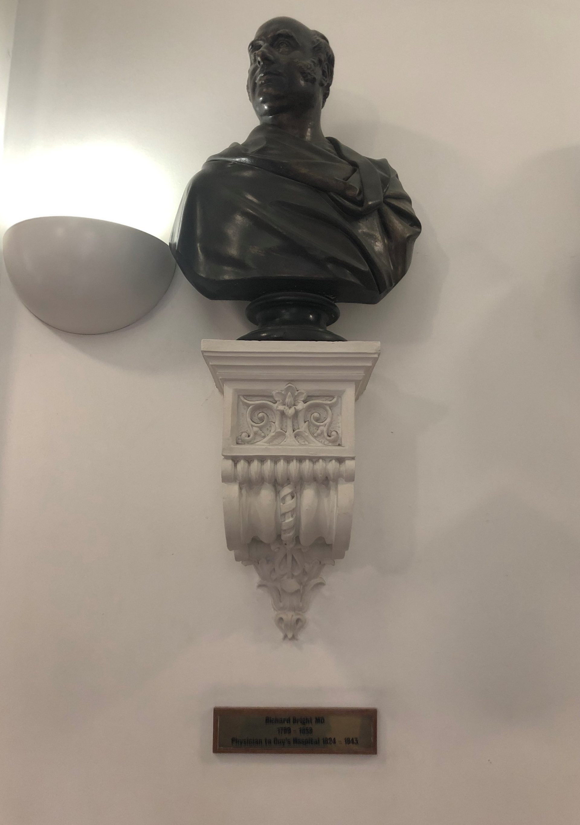 Richard Bright's bust, Guy's Hospital, London - 01.JPG